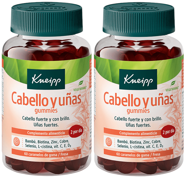 Kneipp Gummies Cabello y Uñas con Biotina y L-Cisteína 2x60 Gominolas
