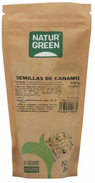 Naturgreen Semillas De Cáñamo Bio 400 Gr