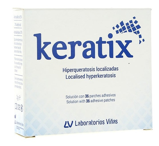 Keratix Hiperqueratosis Localizadas Solución Con 36 Parches Adhesivos