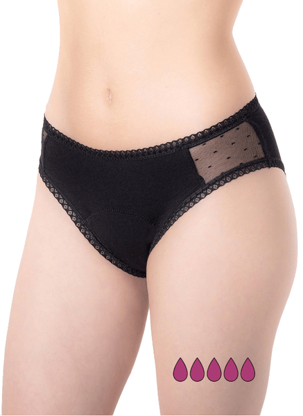 Inca Farma Braguita Menstrual Adulto Absorción Super Negra Talla M