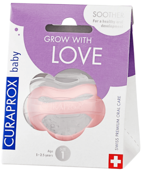 Curaprox Baby Chupete Rosa Talla 1