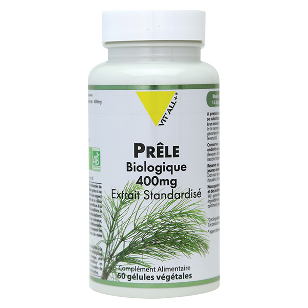 PRÊLE BIO 400mg Extrait Standardisé 60 gélules végétales