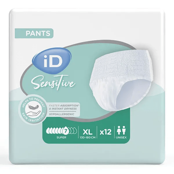 Pants Incontinence Sous Vêtement Absorbant Super Taille XL 12 protections