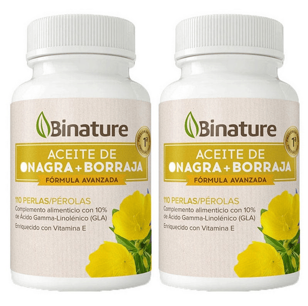 Binature Aceite de Onagra y Borraja 2x110 Perlas