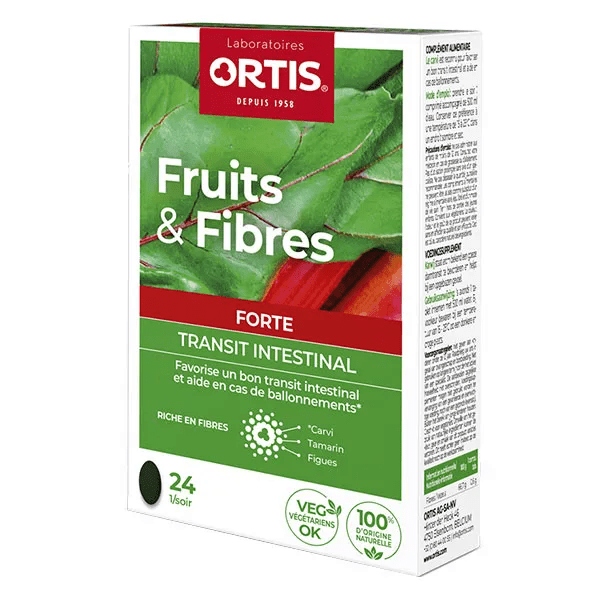 Transit Intestinal Fruits & Fibres Forte 24 comprimés 3