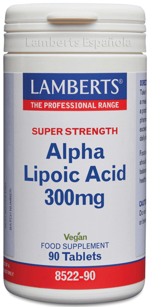 Lamberts Ácido Alfa Lipoico 300mg 90 Tabletas