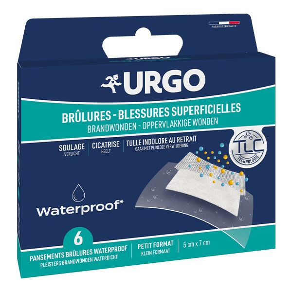 Premiers Soins Brûlures Blessures Superficielles Pansements Waterproof 5 x 7cm 6 unités 3
