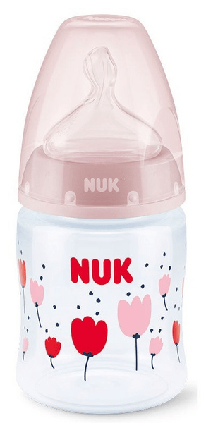 Nuk Biberón First Choice Tetina Silicona 0-6 Meses Rosa 150 ml