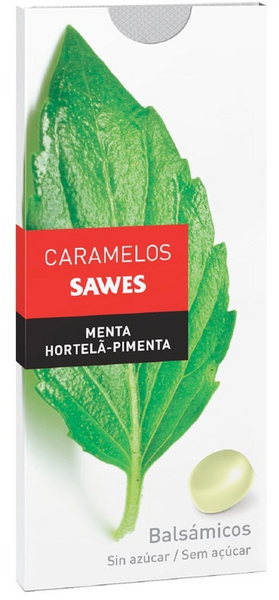 Sawes Caramelos Menta Sin Azúcar BlÍster 22g