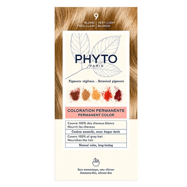 PhytoColor Coloration Permanente N°9 Blond Très Clair 2