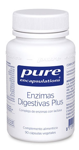 Pure Encapsulations Enzimas Digestivas 90 Cápsulas 21g