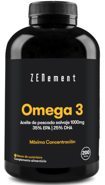 ZENement Omega 3 Aceite Pescado Salvaje 1000 Mg 200 Perlas