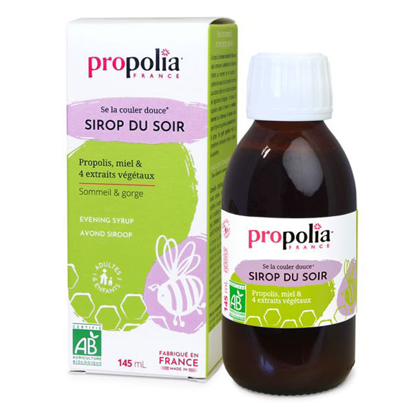 Sirop Sommeil et Gorge Bio Propolis, Miel & Thym 145 ml