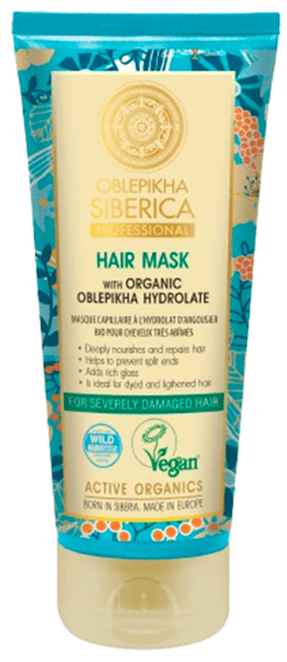Natura Siberica Mascarilla Espino Amarillo Cabello Dañado 200 ml