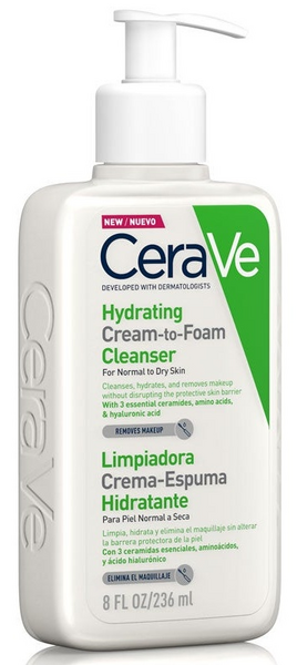Cerave Limpiadora Hidratante Cream-to-Foam 236ml