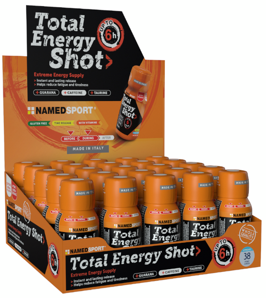 Namedsport Total Energy Shot Naranja 25x60 Ml