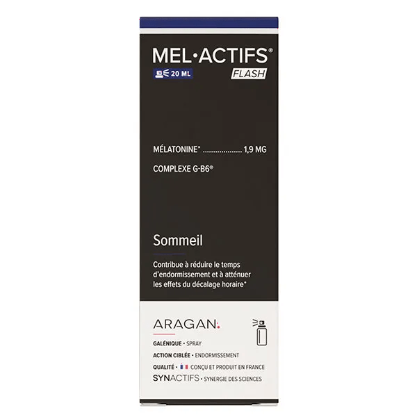 MEL•ACTIFS FLASH Mélatonine Sommeil & détente 20ml 3
