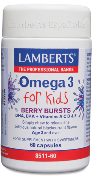 Lamberts Omega 3 Niños 60 Cápsulas