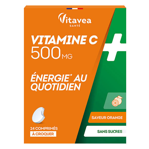 Vitamine C 500mg Energie au quotidien 24 comprimés à croquer 5