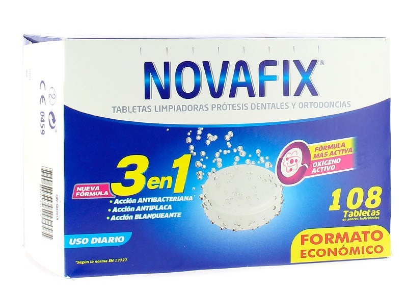 Novafix Tabletas Antibacterianas 108 Unidades