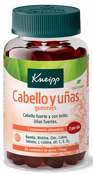 Kneipp Gummies Cabello y Uñas con Biotina y L-Cisteína 60 Gominolas