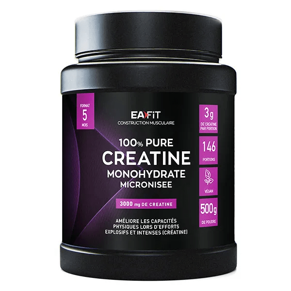 Pure Creatine Monohydrate Micronisée Poudre 5 Mois Creatine 500g 2