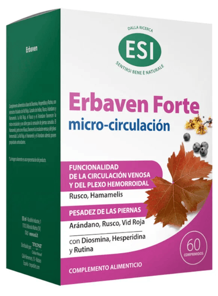 Esi Erbaven Forte Micro-Circulación 60 Comprimidos - Imagen 2