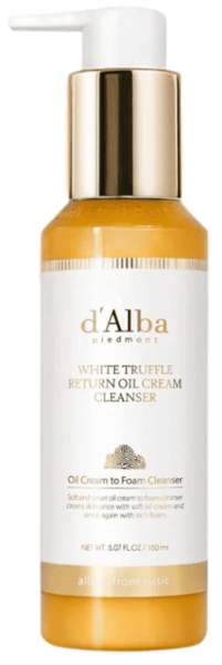 D'Alba White Truffle Return Oil Cream Cleanser 150 ml