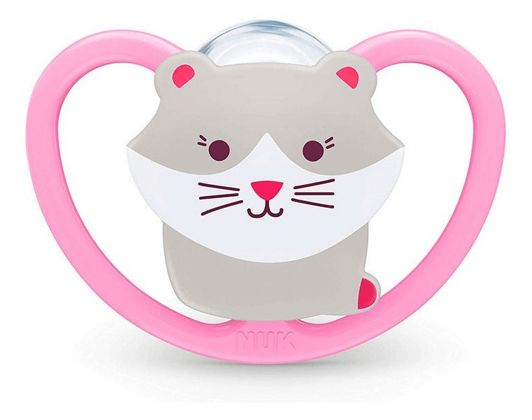Nuk Chupete Space 18-36m Silicona Rosa Gatito