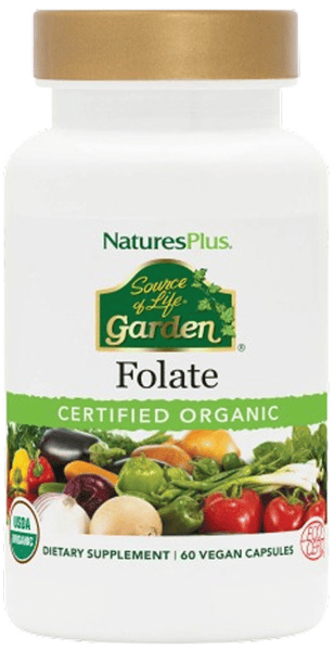Nature's Plus Garden Folato 60 Cápsulas Veganas