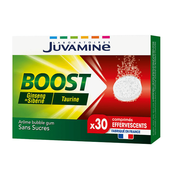 Boost Ginseng Taurine Effervescent 30 comprimés 2