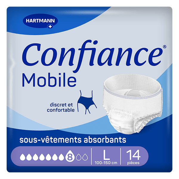 Confiance Mobile Absorption 8 Gouttes - Taille L - 14 sous-vêtements 3