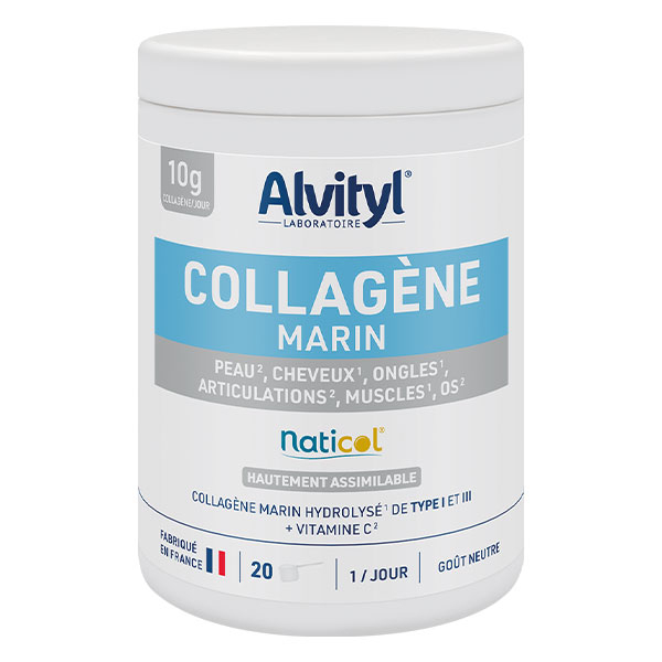 Collagène Marin hydrolisé de Type 1 et 3 - 210 gr