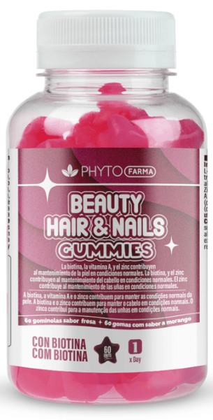 Phytopharma 3 X Belleza, Cabello & Uñas Gominolas 60 Gominolas - Imagen 2