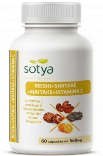 Sotya Reishi Maitake Y Shiitake 60 Cápsulas