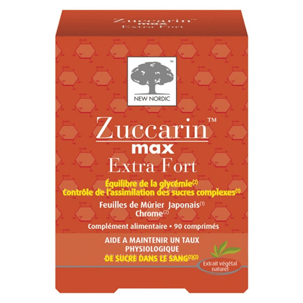 Zuccarin Mûrier Extra Fort 90 comprimés 3