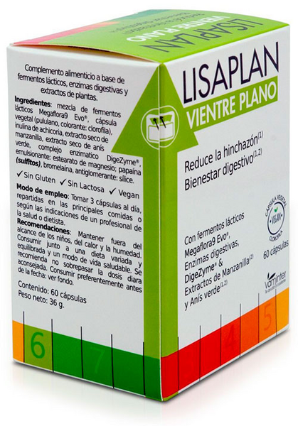 Vaminter Lisaplan 60 Cap Nueva Formula 2019 Con Probioticos
