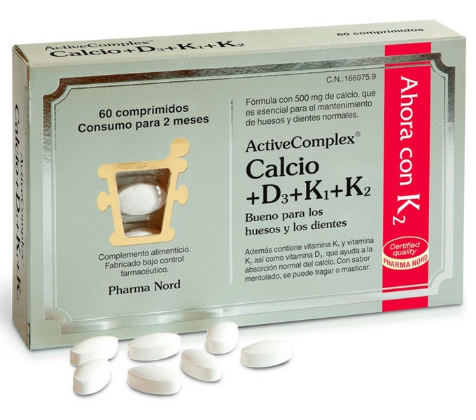 ActiveComplex® Calcio + D3 + K1+ K2 60 Comprimidos