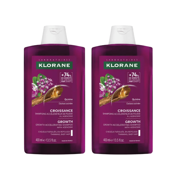 Croissance Shampoing accélérateur de pousse Lot de 2 x 400ml