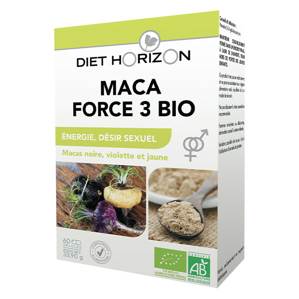 Maca Force 3 Bio 60 gélules
