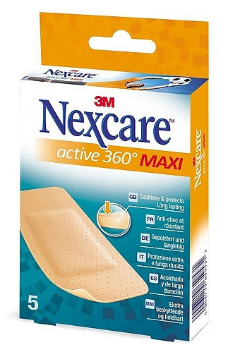 Nexcare Active Maxi 360 10cm X 6cm 5 Unidades