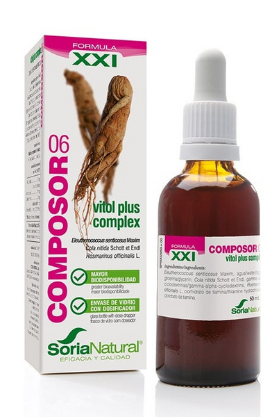 Soria Natural Composor 06 Vitol Plus Complex 50 Ml