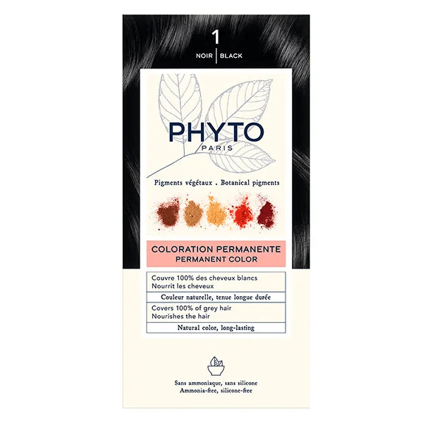 PhytoColor Coloration Permanente N°1 Noir 3