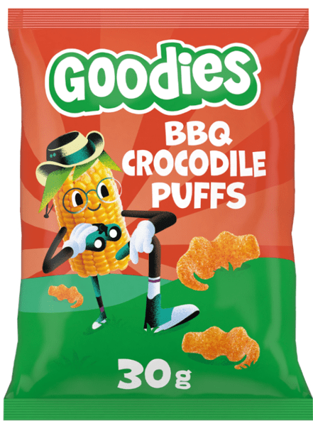 Goodies Snack Sabor Barbacoa Cocodrilo 30 gr