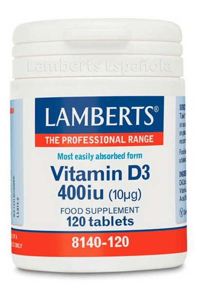 Lamberts Vitamina D3 400 Ui (10Μg) 120 Comprimidos