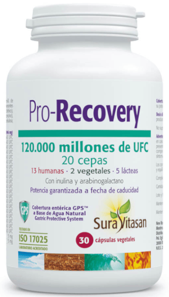 SuraVitasan Pro-Recovery 30 Cápsulas Vegetales