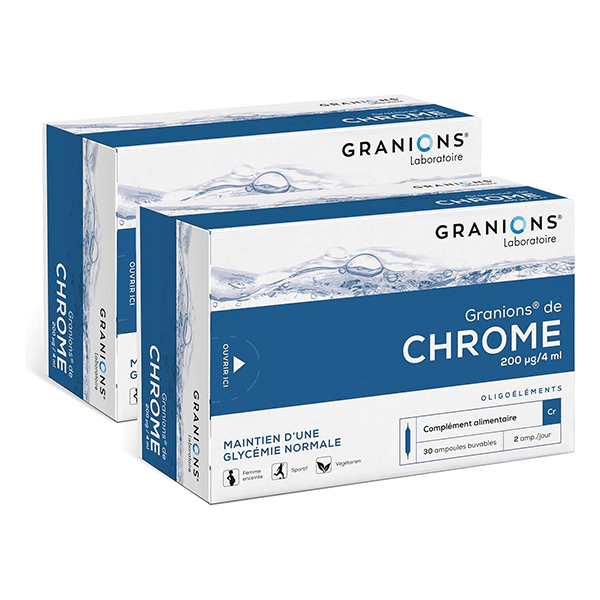 Granions de Chrome Lot de 2 x 30 ampoules 4