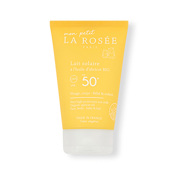 Mon Petit Rosée Lait Solaire Bébé SPF50+ à l'huile d'abricot BIO 125ml