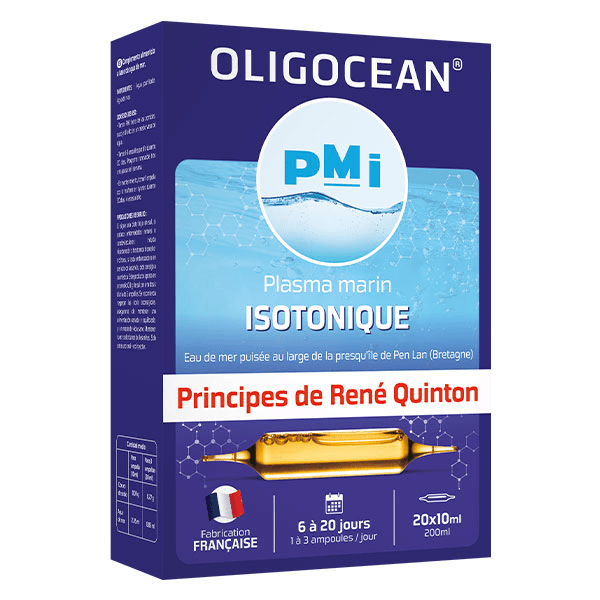 Oligocéan Plasma Marin Isotonique PMI 20 ampoules de 10ml 6