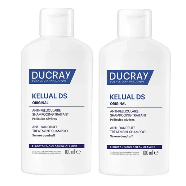 Kelual DS Shampoing Traitant États Pelliculaires Sévères Lot 2x100ml
